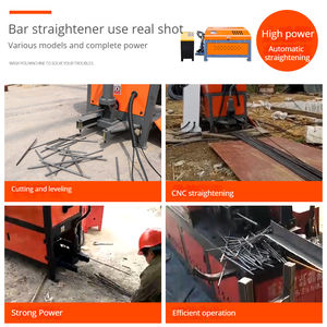 Nueva Enderezadora de Acero CNC Geyu de Alta Eficiencia, Motor de 4KW, 380V, Máquina Automática para Enderezar y Cortar Barras de Refuerzo - Product Image 2
