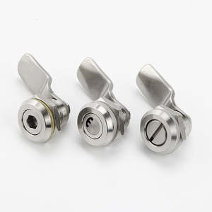 Dubbele Bit/Driehoek/Één-Slot Type Cilinder Kwartdraai Nokkenvergrendeling Hoge Beveiliging Container Veiligheidsslot - Product Image 2