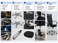 Chaises et tables pliantes modernes en tissu maillé avec base métallique et accoudoirs réglables, blanc/noir, pour événements hôteliers - Vente en gros