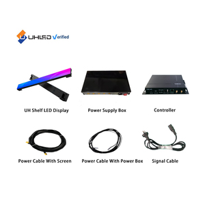 Siêu Rộng Nhỏ Siêu Thị Quảng Cáo Player Bar Kéo Dài Kỹ Thuật Số LED Kệ Cạnh LED Strip Màn Hình Hiển Thị - Product Image 3