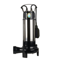 Pompe submersible électrique industrielle de broyeur d'eaux d'égout avec la roue de coupeur pour des stations de levage d'eaux usées de réservoir septique