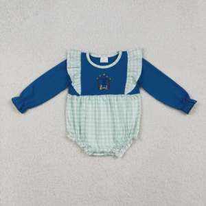 ชุดรอมเปอร์แบบวันพีซแขนยาวลายคริสมาสต์สำหรับเด็กผู้หญิงเสื้อผ้าสำหรับฤดูหนาวฤดูใบไม้ร่วง - Product Image 1