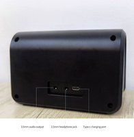 Amplificateur de guitare électrique rechargeable 10 watts en ABS avec effets de distorsion, son clair et réverbération pour Bluetooth