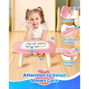 Pizarra Magnética de Dibujo de la Marca MD, Juguete Educativo para Niños, Ligera, para Niños de 2 a 3 Años, Unisex, Tablero de Dibujo para Niños Pequeños - Product Image 2