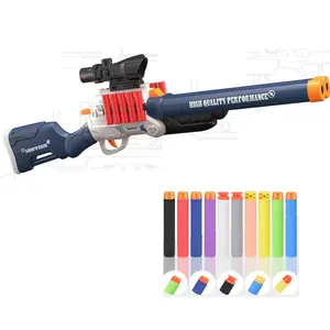 Fucile da lancio a doppia canna per fucile a pallottola morbida pistola a caricamento manuale per bambini - Product Image 1