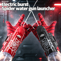 Pistolet à eau électrique Spider Web, jouet à tir automatique continu, lanceur d'eau au poignet avec une portée de 5 m