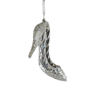Decoración Navideña, Adorno Colgante de Cristal Transparente con Lentejuelas Acrílicas en Forma de Ángulo y Copo de Nieve para Árbol de Navidad - Product Image 6