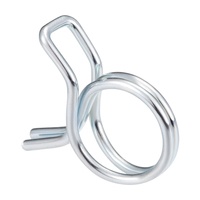 Futeng Acier Inoxydable Métal Auto Hardware Spirale Double Fil Ressort Clips Silicone Tuyau Collier de Serrage pour Air Carburant Nickel Zinc OEM