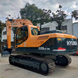 Construcción en China Usado Original Hyundai 220-9s Excavadora de orugas Segunda mano Hyundai 220 Excavadora de alta calidad Venta caliente - Product Image 4