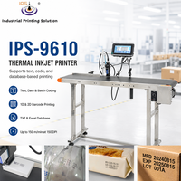 Impresora TIJ en Línea de Alta Velocidad IPS-9610 de 7 Pulgadas, Impresora de Inyección de Tinta Térmica Linux de hasta 150 m/min para Codificación de Datos Variables