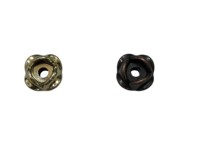 DS01 Funbri Accessoires de cercueil en bois, Balle en Zamak Rose, Manigile, Style Européen, Adulte, Or brillant