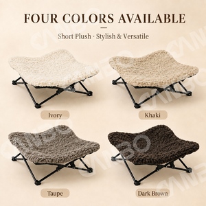 Lits <span class=keywords><strong>de</strong></span> camping d'hiver pour animaux <span class=keywords><strong>de</strong></span> compagnie CanboPet, pliables, portables, surélevés, avec housse amovible - Product Image 5