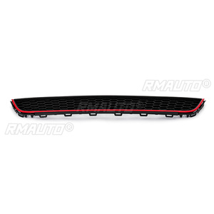Grille de pare-chocs avant noire et rouge, grille inférieure centrale de pare-chocs avant pour VOLKSWAGEN pour VW Jetta Mk6 2012-2014 Berline, grilles de course - Product Image 5