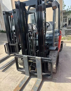 Original Painting 3.5tons diesel Forklift Used Condition toyot 8fd35 3 Tons <b>Lifter</b> with three stages - Product Image 4