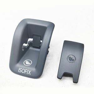 Cubierta de Base para Asiento Infantil Isofix, Plástico Negro, para Audi A4 A6 A7L 2017-2025, Protector de Hebilla del Asiento Trasero - Product Image 1
