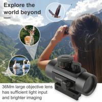 Livraison sous 10 heures, viseur laser de chasse extérieur 1X40 de haute qualité, optique à points rouge et vert, métal léger