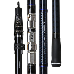 DAIWA Japón 3,0 <span class=keywords><strong>m</strong></span>-4,2 <span class=keywords><strong>m</strong></span> xh caña de pescar telescópica de carbono en blanco - Product Image 6