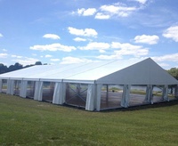 Tente de réception de 10m x 20m pour événements et fêtes, tente de réception blanche imperméable pour églises