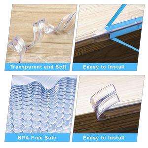 Tùy Chỉnh Chiều Dài Rõ Ràng Góc Bảo Vệ Bé Chống Đồ Nội Thất Cạnh An Toàn Cản Mềm Pre Dán Dính Bán Buôn Cung Cấp - Product Image 4
