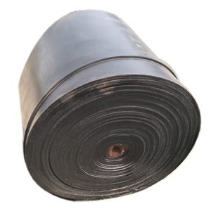 Sabuk konveyor kain karet hitam Endlss tahan panas kapasitas beban tinggi untuk terowongan panas - Product Image 2