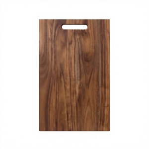 Plateau de service rectangulaire, planche à découper en bois faite à la main avec poignée, passe au lave-vaisselle, qualité supérieure - Product Image 1