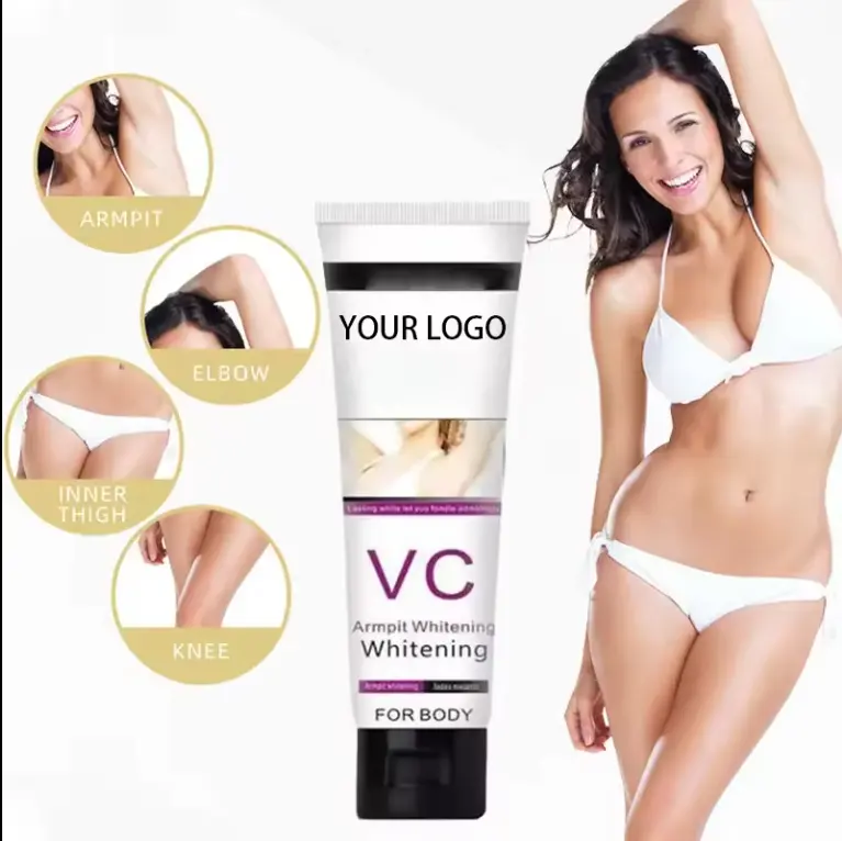 Body Whitening Cream Onderarmbenen Knie Elleboog Private Delen Fleuren Oksel Bleekcrème Verwijderen Donkere Vlekken Melanine Huidverzorging