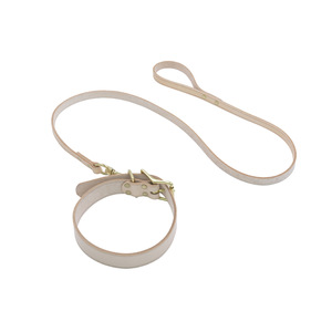 <span class=keywords><strong>Collar</strong></span> de Cuero Curtido de Vaca para Mascotas, Accesorios de Lujo para Perros y Gatos, con Cierres de Bronce, Totalmente Hecho a Mano - Product Image 5