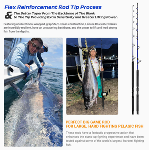 Heavy Duty Ocean Guides <span class=keywords><strong>FF</strong></span> Tune SIC Anneaux 1.7m/1.66m Section Unique Géants De La Mer Profonde Canne Lancer Jigging Canne À Pêche - Product Image 3