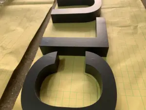 Word Letter Signage 3d Led Lighted Digital Door Sign Front And Backlit Letters 3D Lighting Acrylic Led Channel Letters Signage