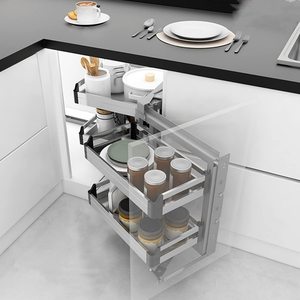 Modern Design Soft Close Magic Corner Pull Basket Factory Direct In-Cabinet <b>Kitchen</b> <b>Storage</b> Cabinet Accessories Drawer Easy BN K - Product Image 2