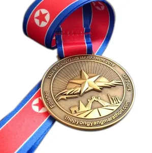 China Herstellung Keine Mindest bestellmenge Custom Souvenir Sport Marathon Finisher Medal Custom