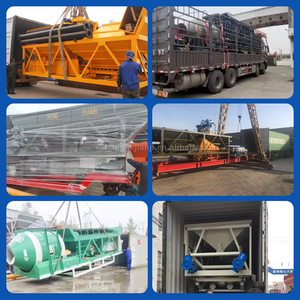 Mini di động trạm trộn bê tông nhà máy Dây chuyền sản xuất 50 m/h hiệu quả cao Q235 thép thiết bị xây dựng - Product Image 5