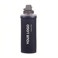 Gourde de sport personnalisée grande capacité, pliable, souple en TPU 3D, pour la randonnée et l'hydratation en extérieur