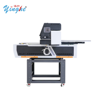 Imprimante UV à plat de qualité industrielle Yinghe 600*900mm, imprimante UV CMYKW avec vernis pour acrylique, verre, bois, métal, PVC, cuir
