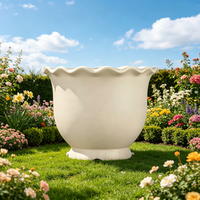 Pot de fleurs en plastique écologique imitant un trophée, vente en gros, jardinière de jardin