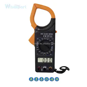 Ide produk baru 2024 multimeter penjepit 1000V 750V 200-1000A meteran Digital DT266-yellow untuk alat HVAC