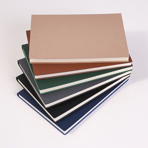 A5 PU Leather Linen Hardcover Custom Printing Self Care Wellness Journal Notebook Agenda <b>Daily</b> Weekly <b>Planner</b> - Product Image 2