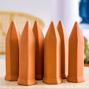 Système d'irrigation <span class=keywords><strong>goutte</strong></span> à <span class=keywords><strong>goutte</strong></span> automatique en terre cuite piquets de <span class=keywords><strong>bouteille</strong></span> de vin intérieurs et extérieurs pour plantes de jardin prêt pour les vacances - Product Image 2