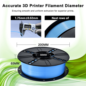Filamento PLA Plus de 1.75mm, Alta Precisión, Sellado al Vacío, 1kg, Azul Claro, Filamento para Impresión 3D - Product Image 2