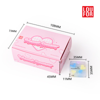 Gommes en forme de cœur en vrac, gommes en PVC mignonnes de haute qualité pour les fournitures scolaires et de bureau, nettoyage efficace et design esthétique
