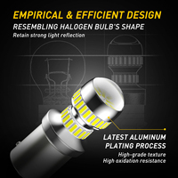   Bombillas LED 1157 2057 2357 7528 BAY15D, Luces LED para Reversa, Intermitentes, Freno y Luces Traseras, 6000K Blanco