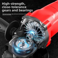 Meuleuse d'angle électrique de type 100 à moteur brossé de qualité industrielle, alimentée en courant alternatif, pour découpe, meulage et polissage – Approvisionnement direct usine
