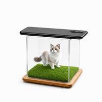 Boîte numérique holographique commémorative pour animaux de compagnie, projection 3D, présentoir en acrylique, pour chats et chiens, condoléances pour la perte d'un animal, fournisseur de services funéraires pour animaux de compagnie