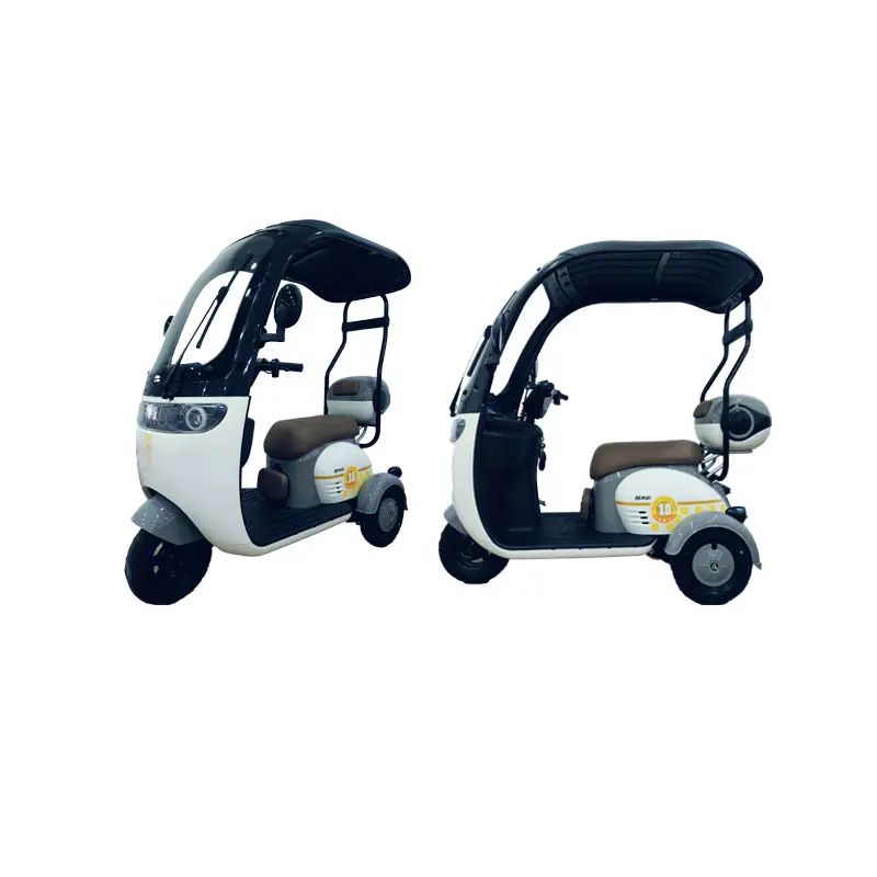 leisure closed spare parts 3 wheel motorcycle electric tricycle car used lithium battery passengers heavy duty electric tricycle