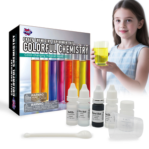 Kit d'éducation scientifique de chimie des couleurs ensemble de chimie fou jouets STEM expériences Kit scientifique pour enfants Cool garçon anniversaire de noël - Product Image 6