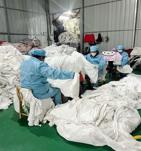 ممسحة مستعملة قماش المسح الصناعي نسيج نفايات قطن أبيض ملاءات السرير غير مقطوعة مستعملة قدرة امتصاص قوية خرقة تنظيف - Product Image 5