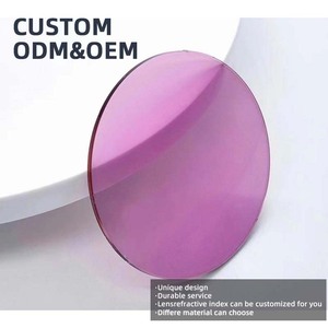 1.56 photochromic hồng xanh nâu xám tầm nhìn duy nhất aspheric hiệu ứng vật liệu nhựa Kính mát với HMC Lớp phủ ống kính quang học - Product Image 2