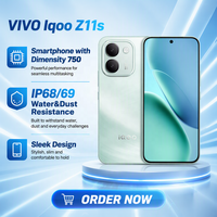 Smartphone VIVO Iqoo Z11s 5G Baru 2026 dengan Dimensity 7500 |   10000mAh |   Layar Gaming 144Hz |   Ketahanan Air & Debu IP68/69