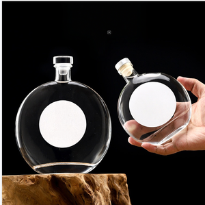 Bouteilles en verre transparentes vides <span class=keywords><strong>de</strong></span> 100 ml, 250 ml, 500 ml, 750 ml pour boissons alcoolisées, vodka, brandy, whisky, rhum, gin, spiritueux, avec bouchon - Product Image 3