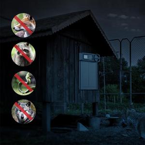 Anti-tutam sensörü ile akıllı zamanlayıcı LCD ekran alüminyum tavuk kapı ile su geçirmez büyük tavuk kümesi kapı - Product Image 3